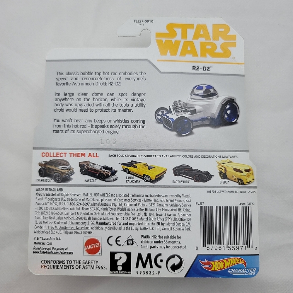 Hot Wheels Star Wars R2-D2 - Picture 2 of 2